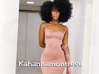 Kahannamontrese